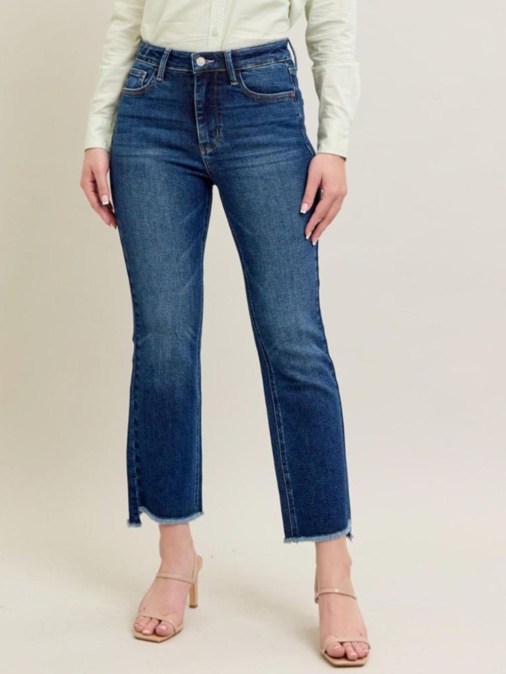 Judy Blue High Waist Dark Wash Kick Flare Denim Jeans Size 18W